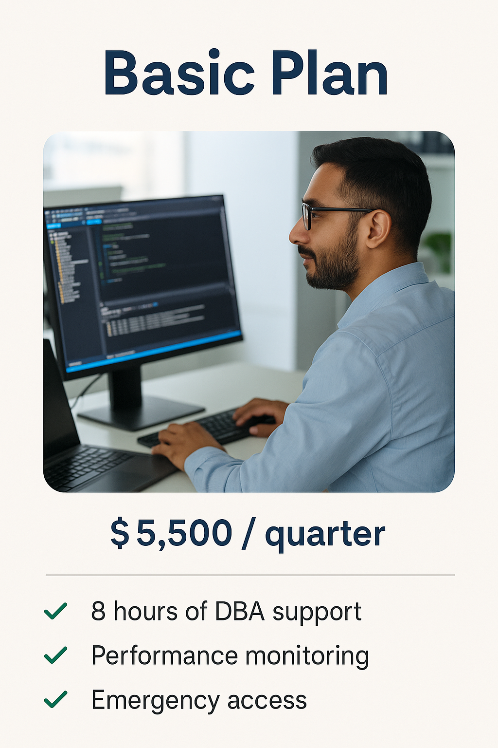 Basic DBA Plan